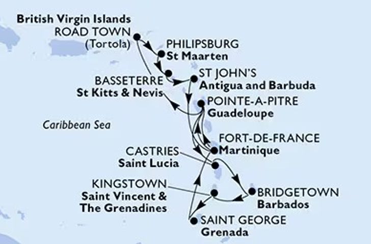 Impressionn zu Winter 25/26 - MSC Virtuosa - Karibische Entdeckungsreise