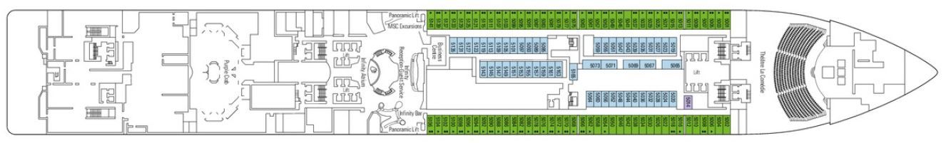 MSC Grandiosa - MSC Cruises - DECK 5 CARAVAGGIO