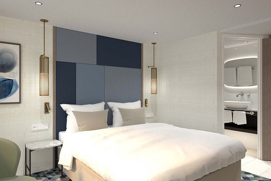 MS VIVA ONE - VIVA Cruises - 2-BETT-KABINE, SMARAGDDECK