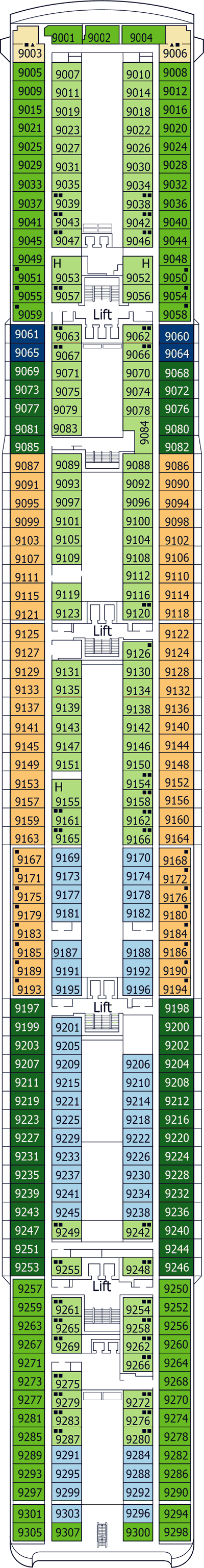 MSC Opera - MSC Cruises - Deck 9 (Norma)
