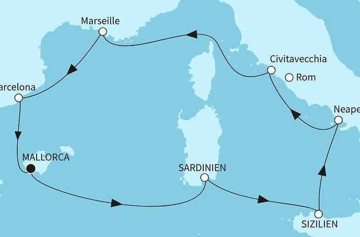 Impression zu Mein Schiff Wochenendangebot - Mein Schiff Flow - Metropolen des Westlichen Mittelmeers