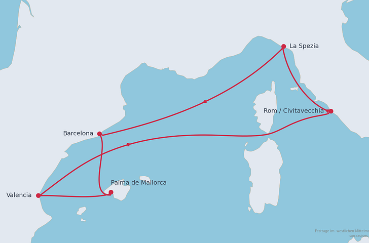 Impression zu Festtagsreisen 2026/27 - Mein Schiff 4 - Westliches Mittelmeer