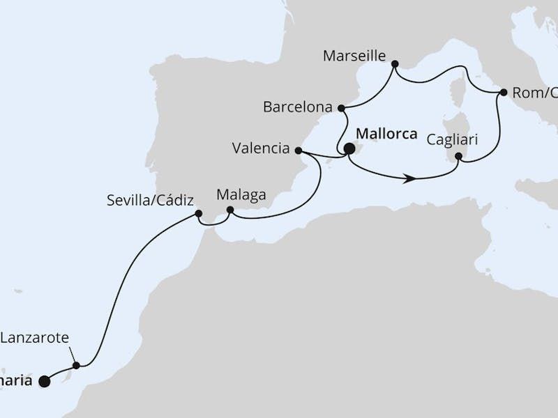 Von Mallorca nach Gran Canaria 1