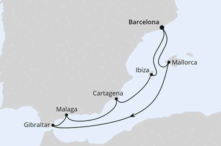 Impression zu AIDA Premium All Inclusive Sommer 2026 - AIDAcosma - Mediterrane Schätze mit Gibraltar