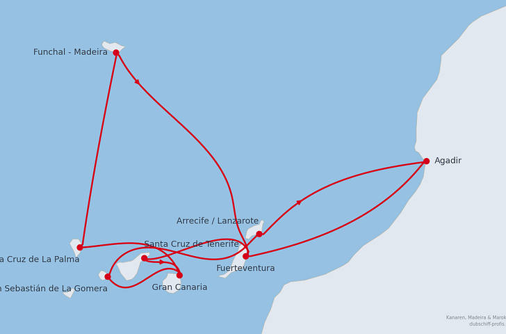 Impression zu AIDA Winter 2027/2028 - AIDAsol oder AIDAstella - Kanaren, Madeira & Marokko