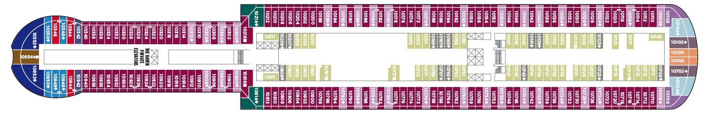 Norwegian Prima - Norwegian Cruise Line - DECK 10