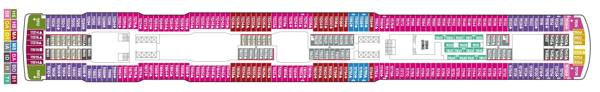 Norwegian Joy - Norwegian Cruise Line - DECK 11