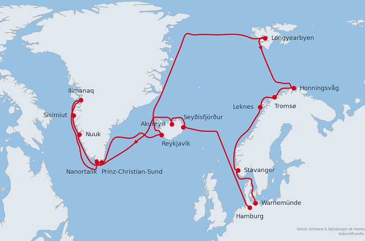 Impression zu AIDA Sommer 2028 - AIDAsol - Island, Grönland & Spitzbergen