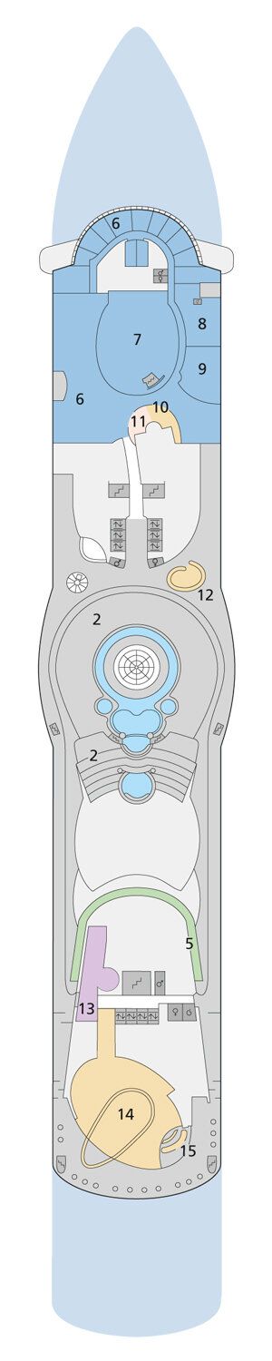 AIDAluna - AIDA Cruises - Deck 12 (Deck 12)