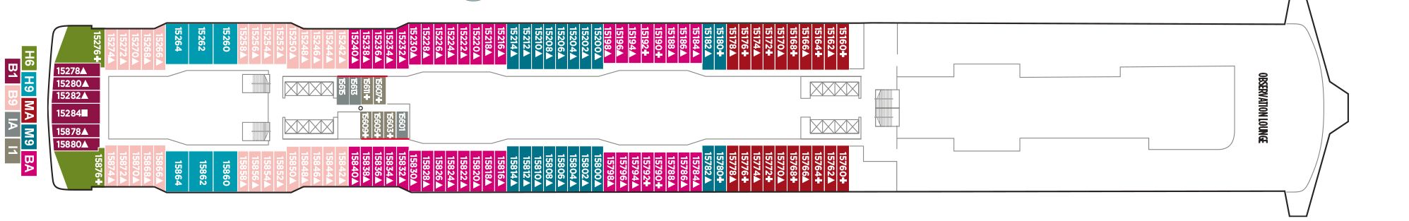 Norwegian Joy - Norwegian Cruise Line - DECK 15