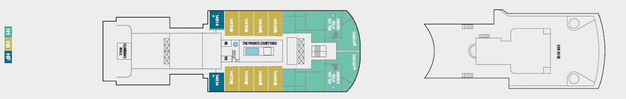 Norwegian Pearl - Norwegian Cruise Line - DECK 14