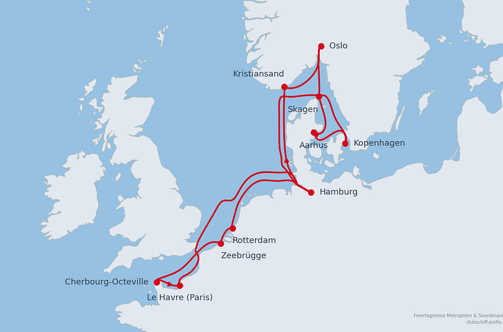 Impression zu AIDA Winter 2027/2028 - AIDAnova - Feiertagsreise Metropolen & Skandinavien