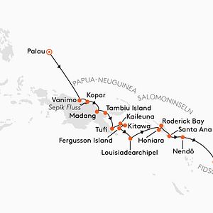 Papua Neuguinea bemaltes Gesicht