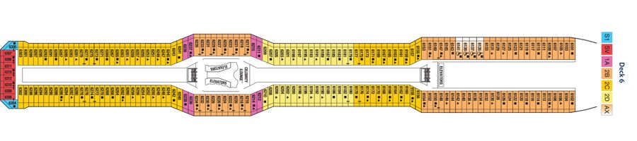 Celebrity Solstice - Celebrity Cruises - DECK 6