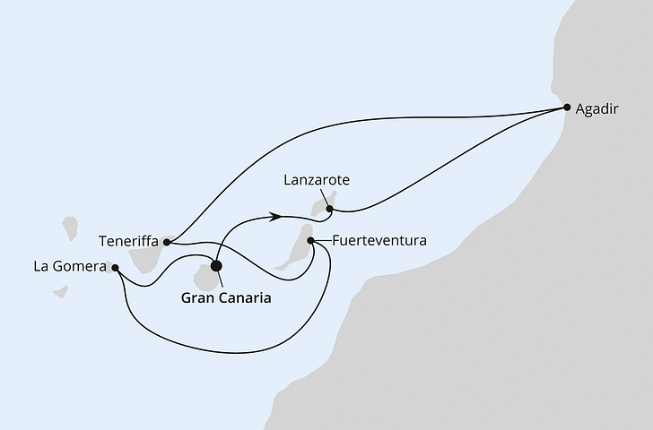 Impression zu AIDA Winter 2025/26 - AIDAbella oder AIDAluna - Kanaren & Marokko oder Andalusien