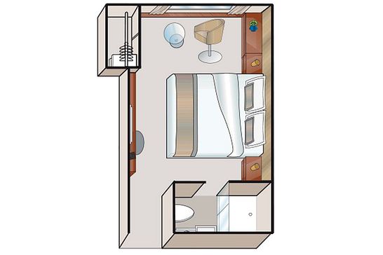 MS Amadeus Riva - Amadeus Flusskreuzfahrten - 2-Bett-Außenkabine,Kategorie C-1,Haydn Deck (C-1)