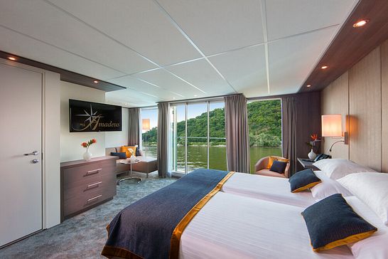 MS Amadeus Silver III - Amadeus Flusskreuzfahrten - 2-Bett-Außenkabine,Kategorie Suite,Mozart Deck (SUI)