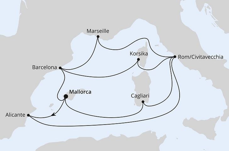 Impression zu Mittelmeer mit AIDA - AIDAcosma - Große Mittelmeerreise