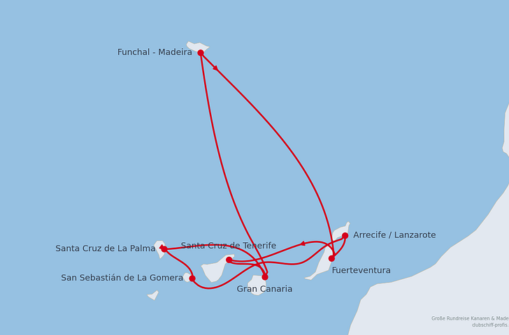 Impression zu AIDA Winter 2027/2028 - AIDAsol oder AIDAstella - Große Rundreise Kanaren & Madeira