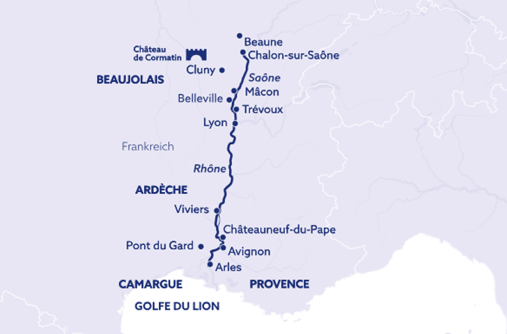 Impressionn zu nicko cruises Last Minute - MS BIJOU DU RHONE - Malerisches Südfrankreich