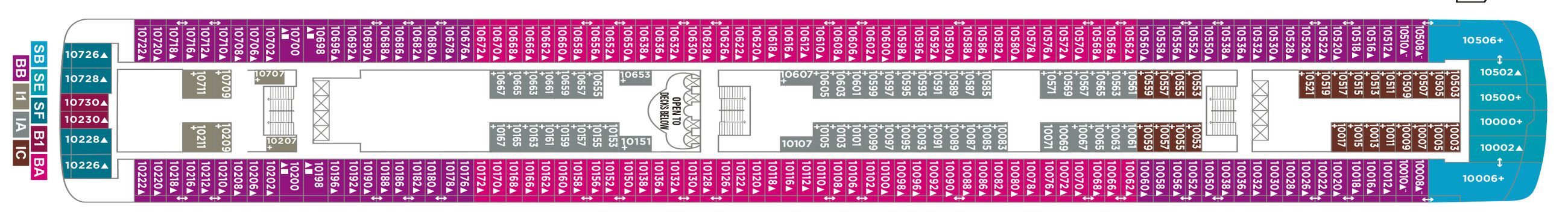 Norwegian Star - Norwegian Cruise Line - DECK 10