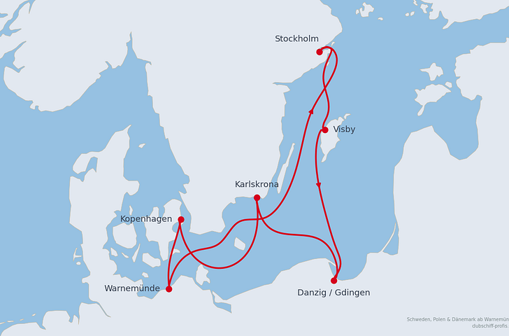 Impression zu Sommer 2026 - AIDAdiva, AIDAluna oder AIDAmar - Schweden, Polen & Dänemark