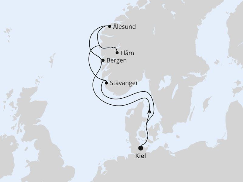 Norwegen ab Kiel