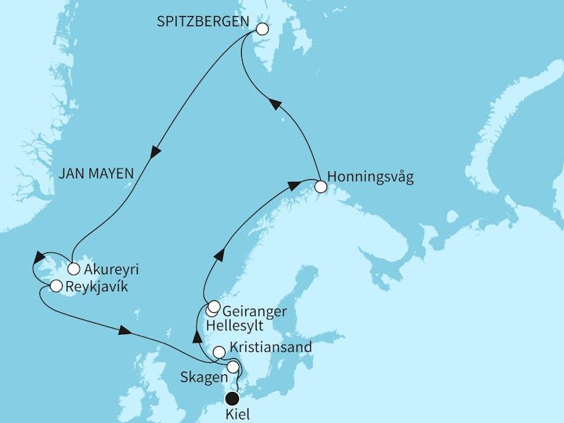 Naturwunder Norwegens und Islands