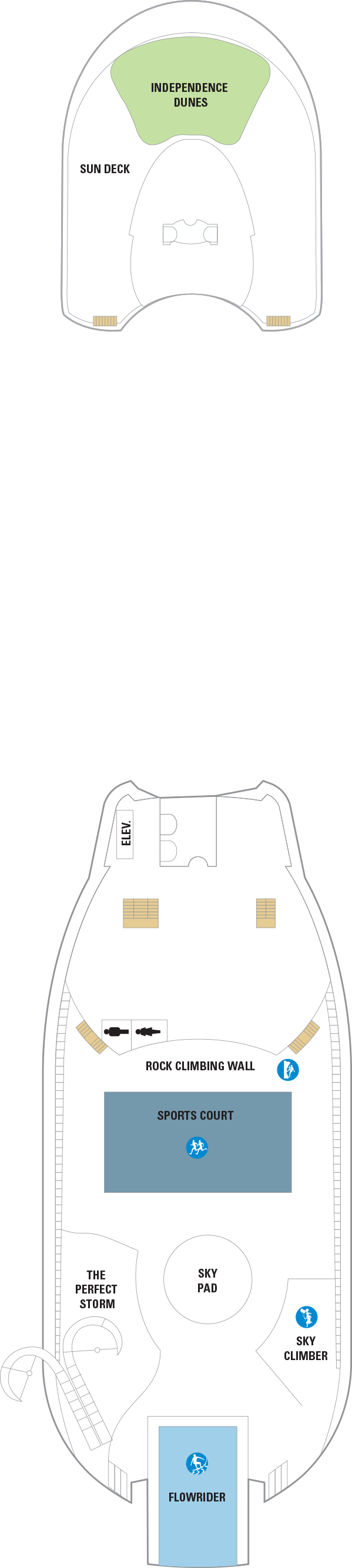 Independence of the Seas - Royal Caribbean International - Deck 13 (Deck 13)