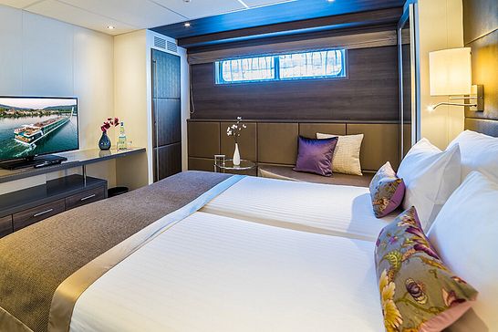 MS Amadeus Provence - Amadeus Flusskreuzfahrten - 2-Bett-Außenkabine,Kategorie C-4,Haydn Deck (C-4)