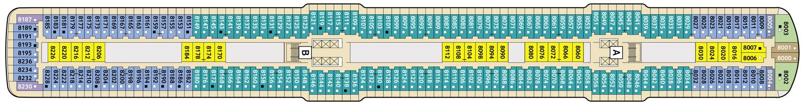 Mein Schiff 3 Mein Schiff 4 Deck 8