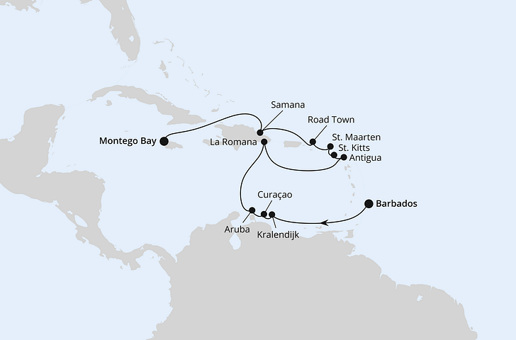 Impression zu AIDA Winter inkl. Bordguthaben - AIDAbella oder AIDAdiva - Karibische Inseln