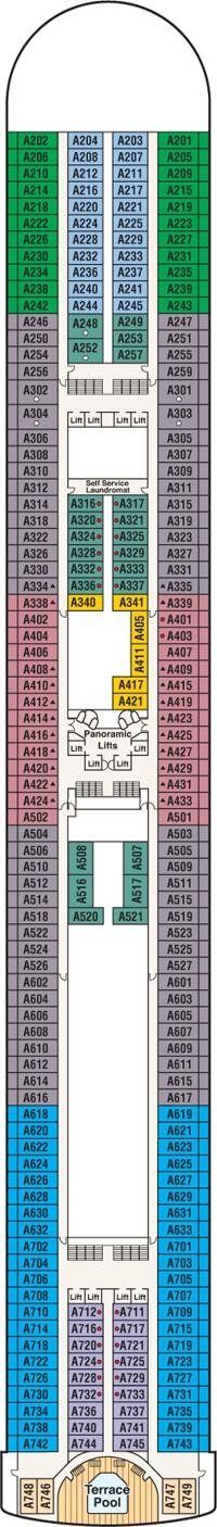Grand Princess - Princess Cruises - Deck 12 (Aloha)