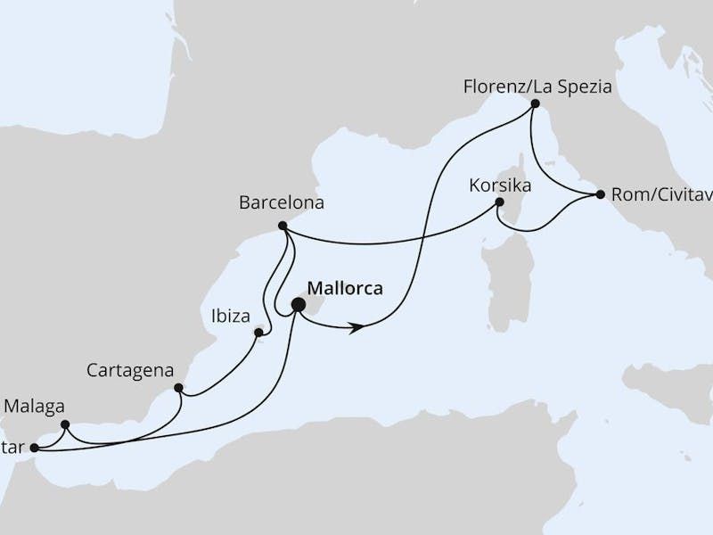 Große Mittelmeer-Reise ab Mallorca 2