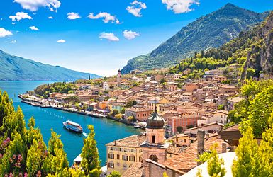 Blick auf Limone sul Garda