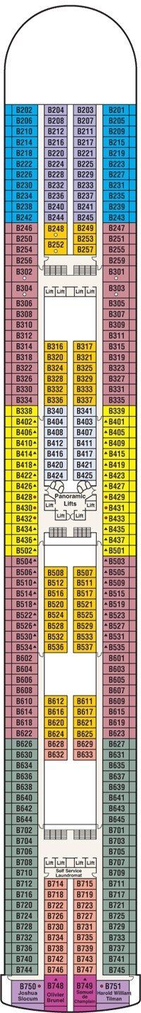Grand Princess - Princess Cruises - Deck 11 (Baja)