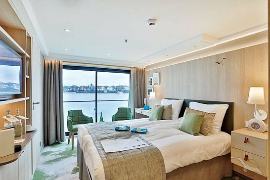 MS Alena - Phoenix Flusskreuzfahrten - Zweibett außen mit frz. Balkon Saturndeck (D)