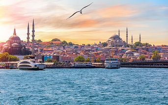 östliches mittelmeer mit istanbul