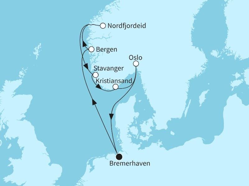 Vielfalt Norwegens