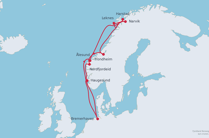 Impression zu Frühling 2027 - Mein Schiff 3 - Fjordwelten Norwegen