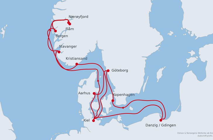 Impression zu AIDA ALL IN Winter 2026/27 - AIDAprima - Große Ostsee- und Norwegenreise