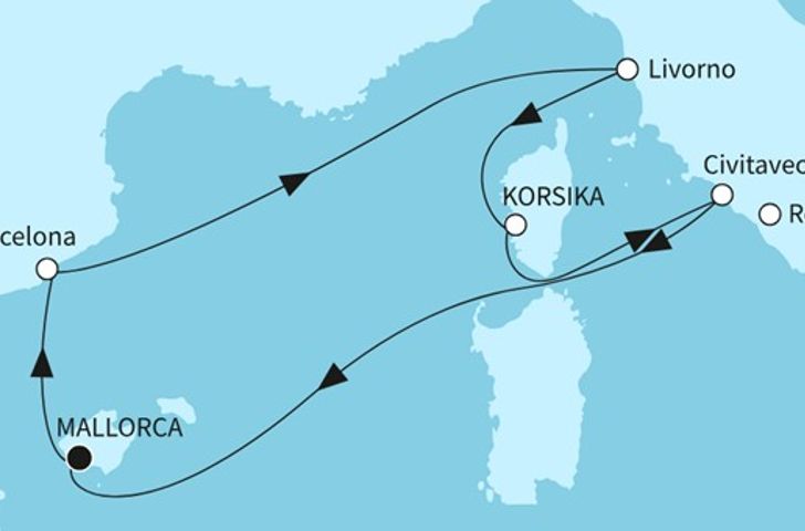 Impressionn zu Mein Schiff Wochenendangebot - Mein Schiff 7 - Faszination Mittelmeer