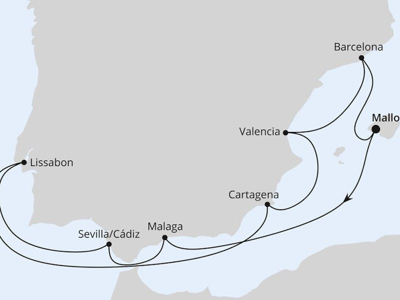 Spanien & Portugal ab Mallorca