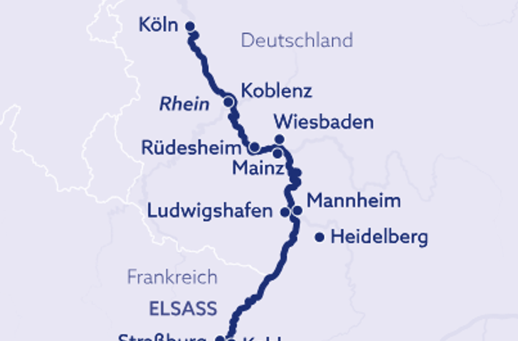 Impression zu nicko cruises - MS RHEIN MELODIE - Vielfältige Schönheit auf dem Rhein