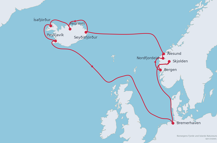 Impression zu Mein Schiff zum PUR-Tarif - Mein Schiff 3 - Norwegens Fjorde und Islands Naturwunder
