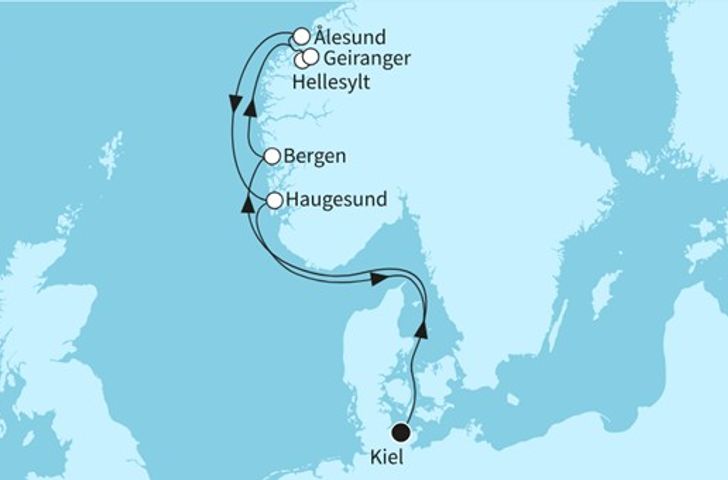 Impressionn zu Sommer 2026 - Mein Schiff Relax - Norwegen