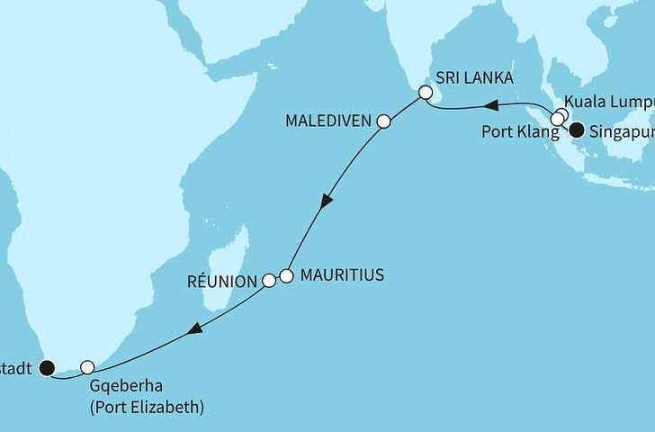 Impression zu Frühjahr 2027 - Mein Schiff 6 - Indischer Ozean mit Mauritius