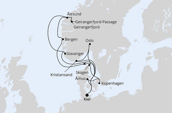 Impression zu AIDA Suiten - AIDAnova - Große Skandinavien Reise