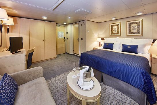 Queen Victoria - Cunard Line - Deluxe Zweibett innen, Mittschiffs, Deck 6, 8 (GA)