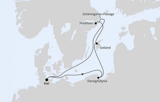  Weihnachtsmärkte in Schweden & Danzig ab Kiel